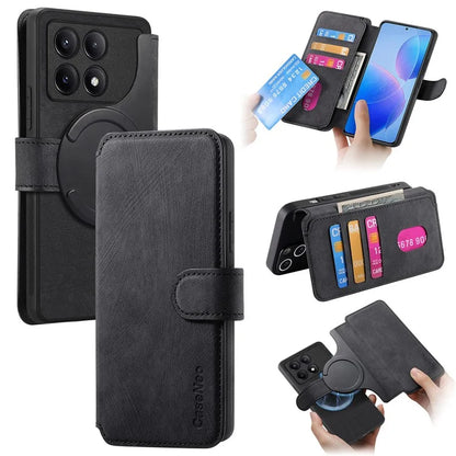 CASENEO MW-03 For Xiaomi Redmi K70 Pro 5G / K70 5G / Poco F6 Pro 5G Case Detachable Wallet Leather+TPU Phone Cover