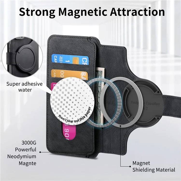 CASENEO MW-03 For Xiaomi Redmi K70 Pro 5G / K70 5G / Poco F6 Pro 5G Case Detachable Wallet Leather+TPU Phone Cover