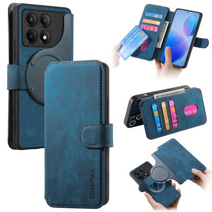 CASENEO MW-03 For Xiaomi Redmi K70 Pro 5G / K70 5G / Poco F6 Pro 5G Case Detachable Wallet Leather+TPU Phone Cover
