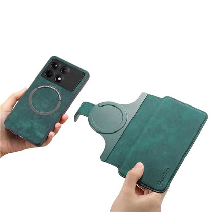 CASENEO MW-03 For Xiaomi Redmi K70 Pro 5G / K70 5G / Poco F6 Pro 5G Case Detachable Wallet Leather+TPU Phone Cover