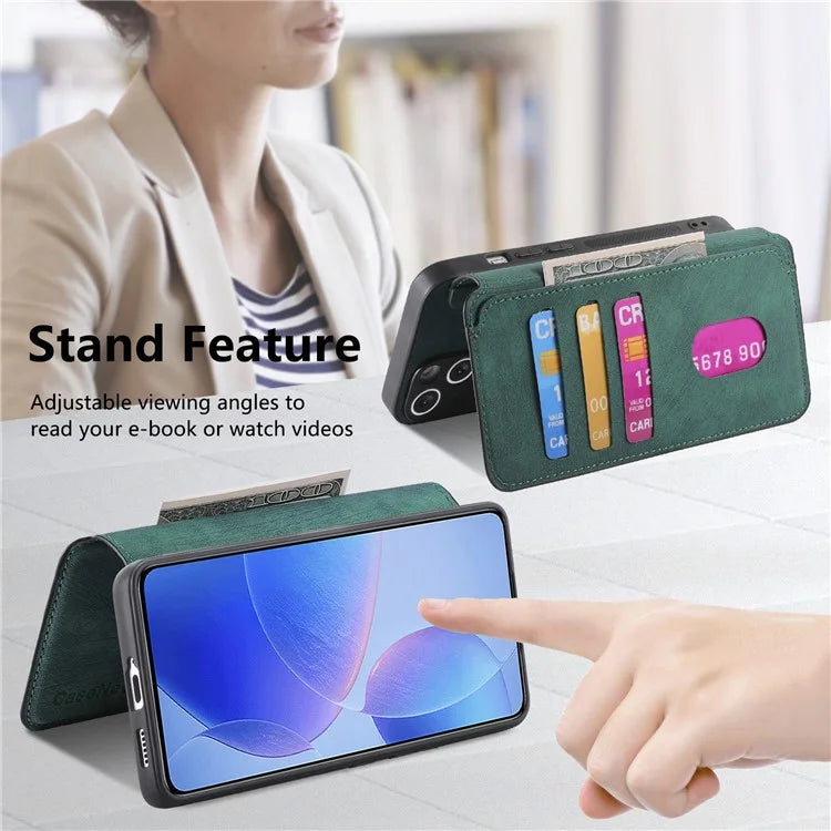 CASENEO MW-03 For Xiaomi Redmi K70 Pro 5G / K70 5G / Poco F6 Pro 5G Case Detachable Wallet Leather+TPU Phone Cover
