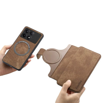 CASENEO MW-03 For Xiaomi Redmi K70 Pro 5G / K70 5G / Poco F6 Pro 5G Case Detachable Wallet Leather+TPU Phone Cover
