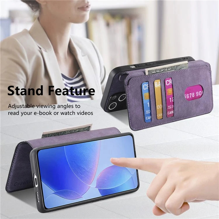 CASENEO MW-03 For Xiaomi Redmi K70 Pro 5G / K70 5G / Poco F6 Pro 5G Case Detachable Wallet Leather+TPU Phone Cover