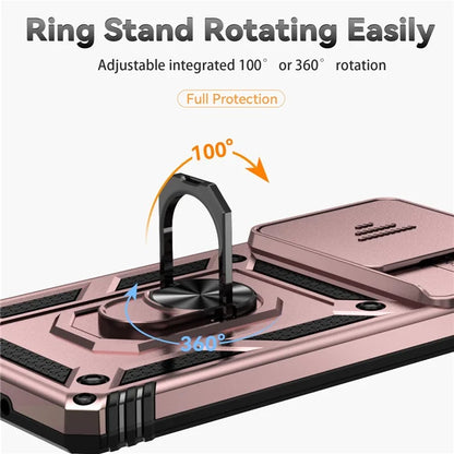 For Xiaomi Redmi Note 13 Pro 4G / Poco M6 Pro 4G Case Upgraded Lens Protection PC + TPU Phone Cover Kickstand