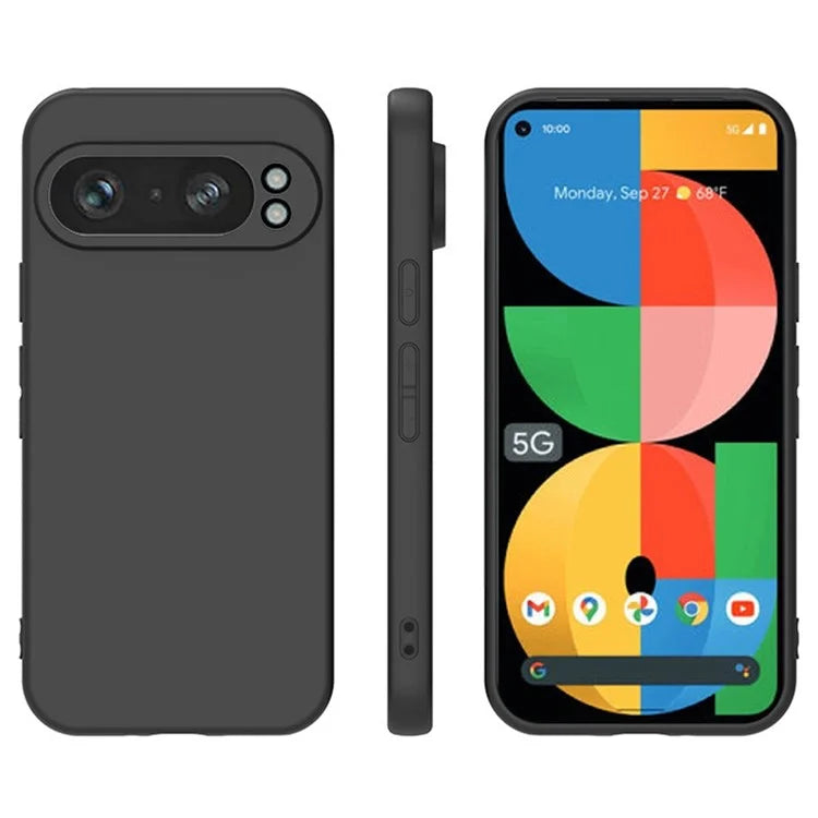 For Google Pixel 9 Pro XL Case Soft TPU Protective Phone Cover with Matte Finish