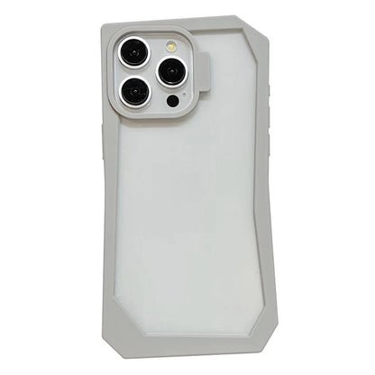 For iPhone 14 Pro Case TPU + Acrylic Phone Back Cover with Irregular Frame
