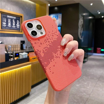 For iPhone 14 Pro Case Starry Sky Pattern Hard PC Half Cover Phone Protector