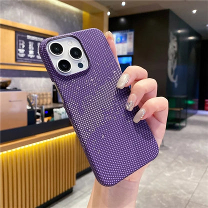 For iPhone 14 Pro Case Starry Sky Pattern Hard PC Half Cover Phone Protector