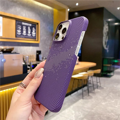 For iPhone 14 Pro Case Starry Sky Pattern Hard PC Half Cover Phone Protector