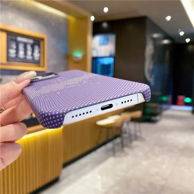 For iPhone 14 Pro Case Starry Sky Pattern Hard PC Half Cover Phone Protector