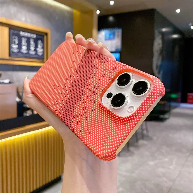 For iPhone 15 Pro Case Water Transfer Printing Starry Sky Pattern Hard PC Cover