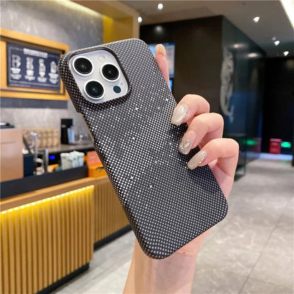 For iPhone 15 Pro Case Water Transfer Printing Starry Sky Pattern Hard PC Cover