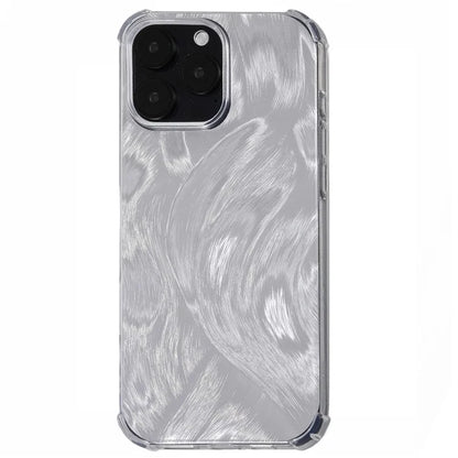 For iPhone 14 Pro Clear Phone Case Shockproof TPU Back Cover with 4 Removable Papers