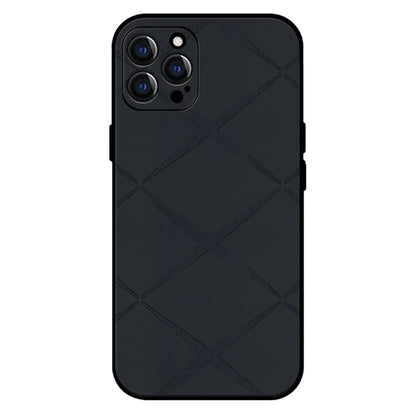 For iPhone 15 Pro Case Precise Lens Protection Leather Back Phone Cover