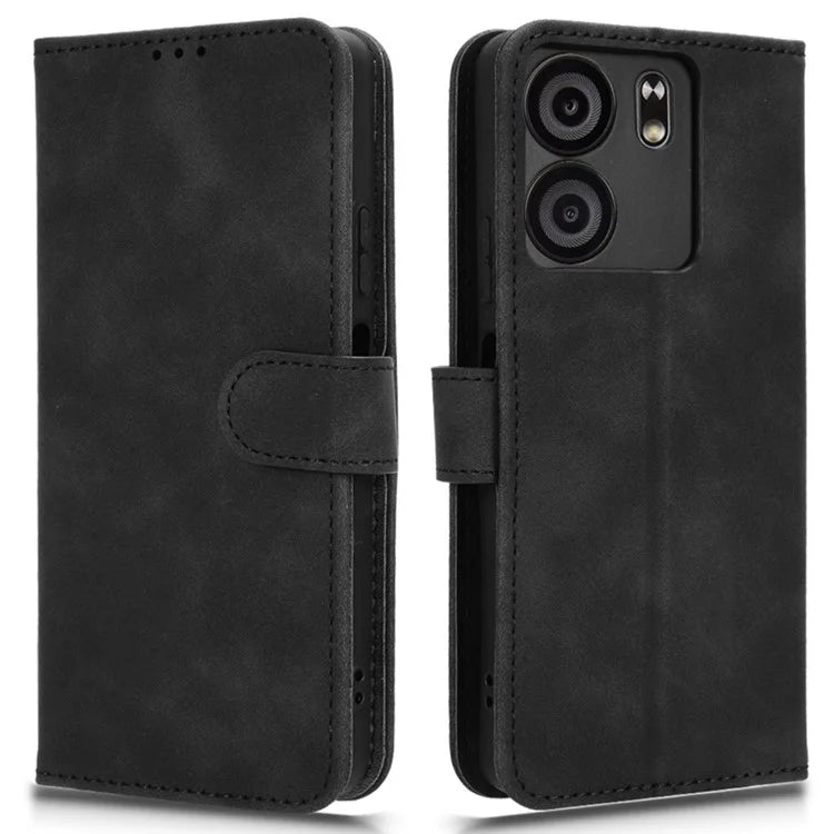 For BLU View 5 Case Skin-Touch PU Leather Wallet Phone Cover Stand View