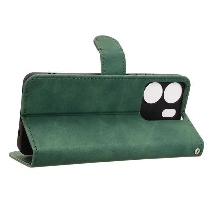 For BLU View 5 Case Skin-Touch PU Leather Wallet Phone Cover Stand View