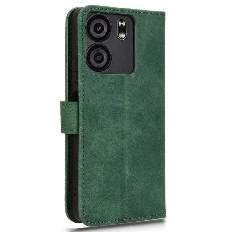 For BLU View 5 Case Skin-Touch PU Leather Wallet Phone Cover Stand View