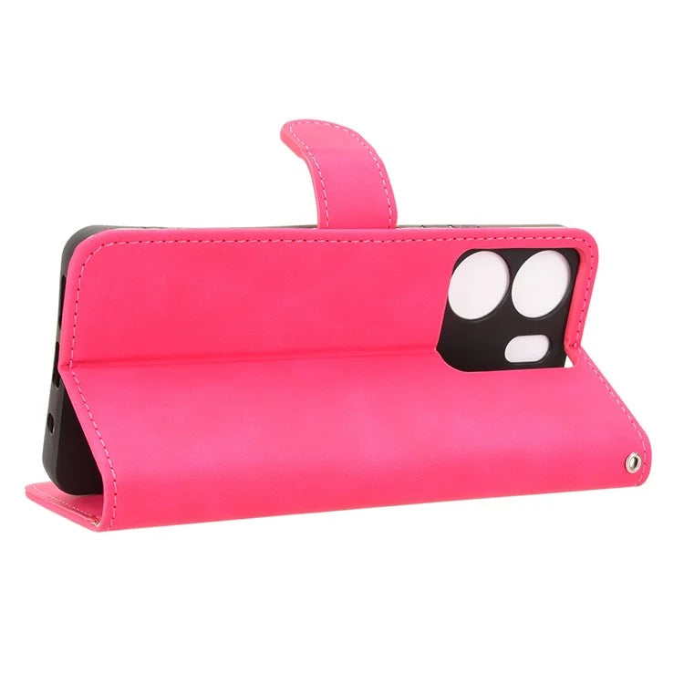 For BLU View 5 Case Skin-Touch PU Leather Wallet Phone Cover Stand View