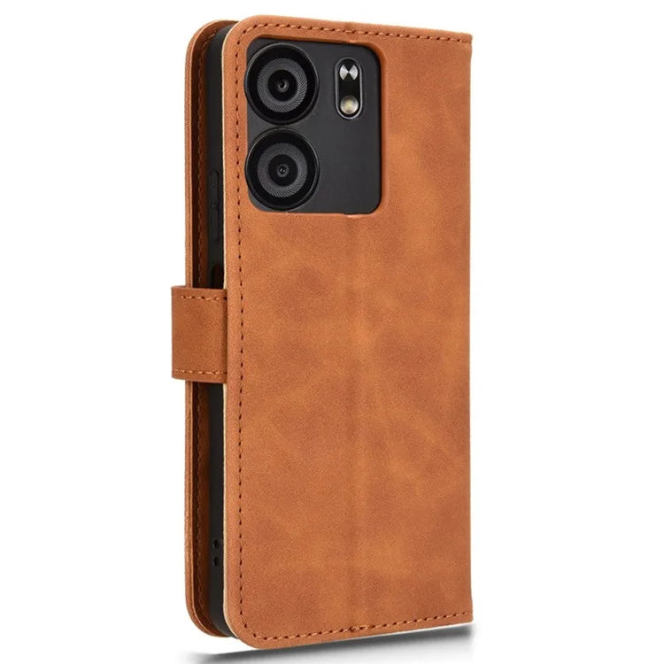 For BLU View 5 Case Skin-Touch PU Leather Wallet Phone Cover Stand View