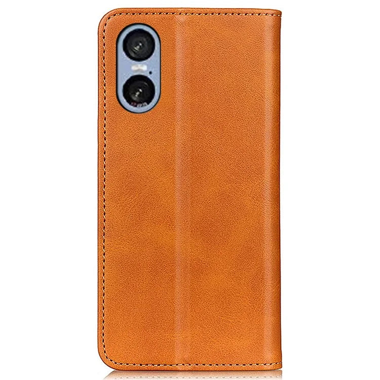 For Sony Xperia 5 VI Case Wallet Split Leather Flip Phone Cover