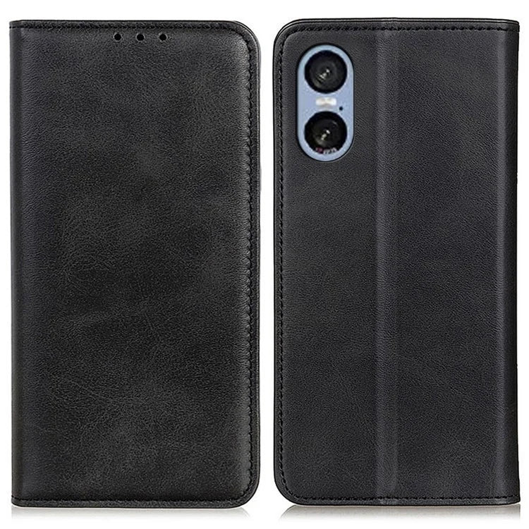 For Sony Xperia 5 VI Case Wallet Split Leather Flip Phone Cover