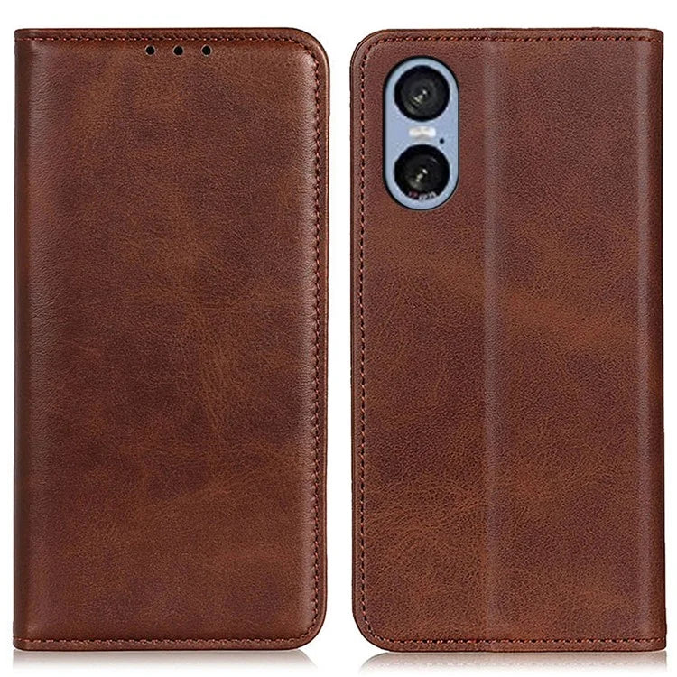 For Sony Xperia 5 VI Case Wallet Split Leather Flip Phone Cover