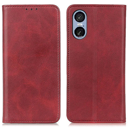 For Sony Xperia 5 VI Case Wallet Split Leather Flip Phone Cover