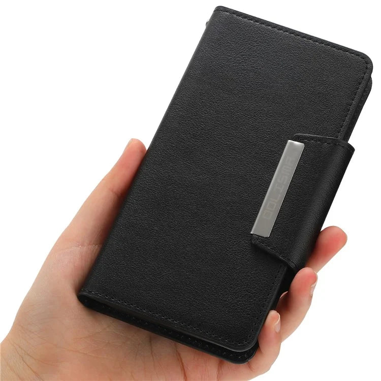 For iPhone 16 Pro Case PU Leather Wallet Detachable Phone Cover