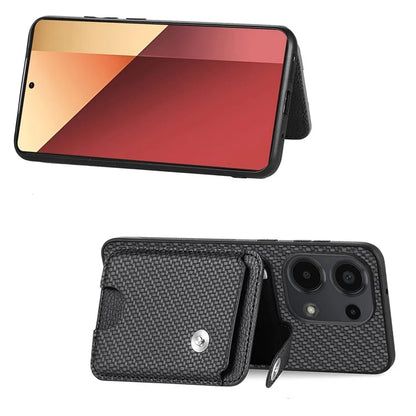 Style B C1-06 For Xiaomi Poco M6 Pro 4G / Redmi Note 13 Pro 4G Case Kickstand Card Holder Phone Cover