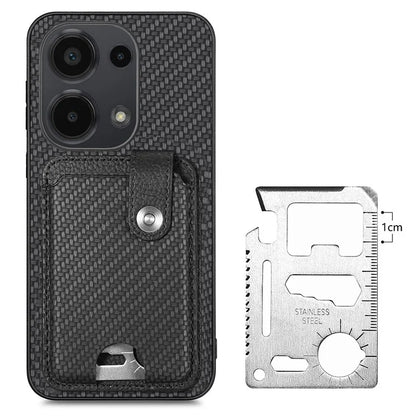 Style B C1-06 For Xiaomi Poco M6 Pro 4G / Redmi Note 13 Pro 4G Case Kickstand Card Holder Phone Cover