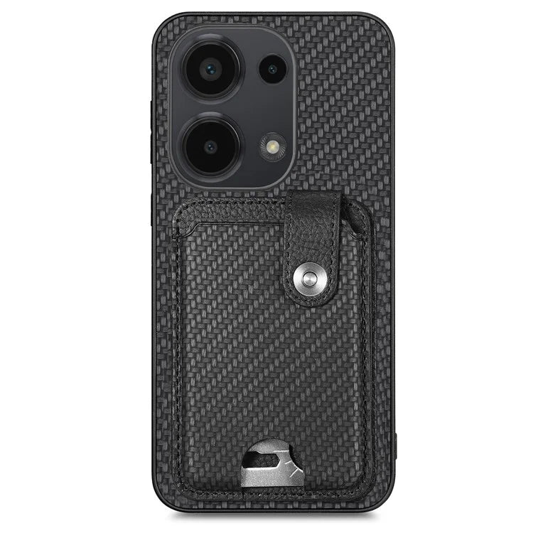 Style B C1-06 For Xiaomi Poco M6 Pro 4G / Redmi Note 13 Pro 4G Case Kickstand Card Holder Phone Cover
