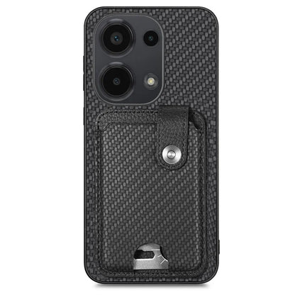 Style B C1-06 For Xiaomi Poco M6 Pro 4G / Redmi Note 13 Pro 4G Case Kickstand Card Holder Phone Cover