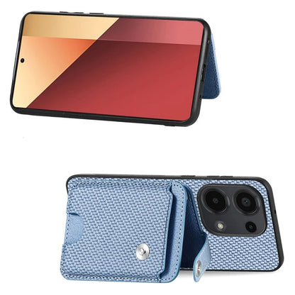 Style B C1-06 For Xiaomi Poco M6 Pro 4G / Redmi Note 13 Pro 4G Case Kickstand Card Holder Phone Cover