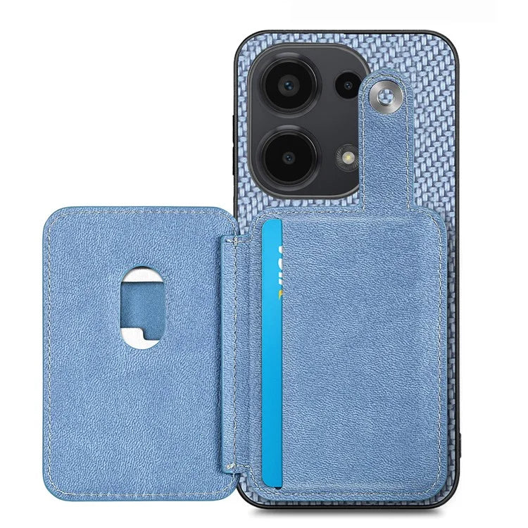 Style B C1-06 For Xiaomi Poco M6 Pro 4G / Redmi Note 13 Pro 4G Case Kickstand Card Holder Phone Cover