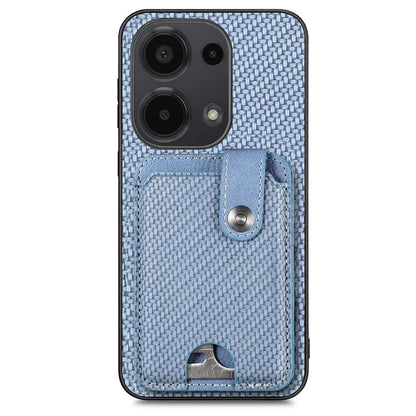 Style B C1-06 For Xiaomi Poco M6 Pro 4G / Redmi Note 13 Pro 4G Case Kickstand Card Holder Phone Cover