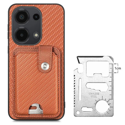 Style B C1-06 For Xiaomi Poco M6 Pro 4G / Redmi Note 13 Pro 4G Case Kickstand Card Holder Phone Cover