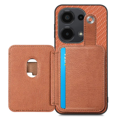 Style B C1-06 For Xiaomi Poco M6 Pro 4G / Redmi Note 13 Pro 4G Case Kickstand Card Holder Phone Cover