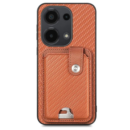 Style B C1-06 For Xiaomi Poco M6 Pro 4G / Redmi Note 13 Pro 4G Case Kickstand Card Holder Phone Cover