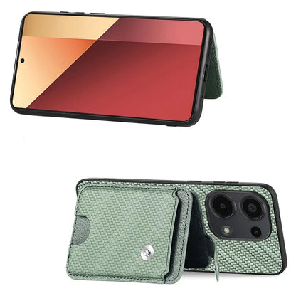 Style B C1-06 For Xiaomi Poco M6 Pro 4G / Redmi Note 13 Pro 4G Case Kickstand Card Holder Phone Cover