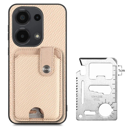 Style B C1-06 For Xiaomi Poco M6 Pro 4G / Redmi Note 13 Pro 4G Case Kickstand Card Holder Phone Cover