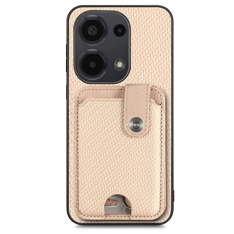 Style B C1-06 For Xiaomi Poco M6 Pro 4G / Redmi Note 13 Pro 4G Case Kickstand Card Holder Phone Cover