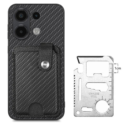 Style B C1-06 For Xiaomi Redmi Note 13 4G Case Card Slot Leather Back Phone Cover with Kickstand