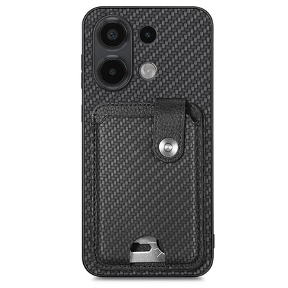 Style B C1-06 For Xiaomi Redmi Note 13 4G Case Card Slot Leather Back Phone Cover with Kickstand