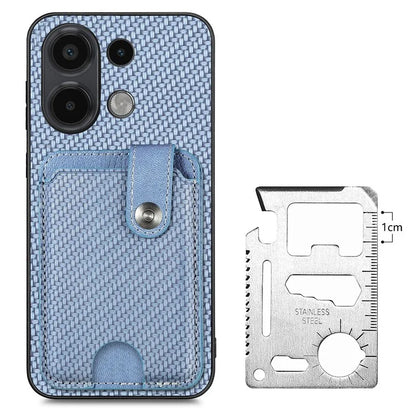 Style B C1-06 For Xiaomi Redmi Note 13 4G Case Card Slot Leather Back Phone Cover with Kickstand