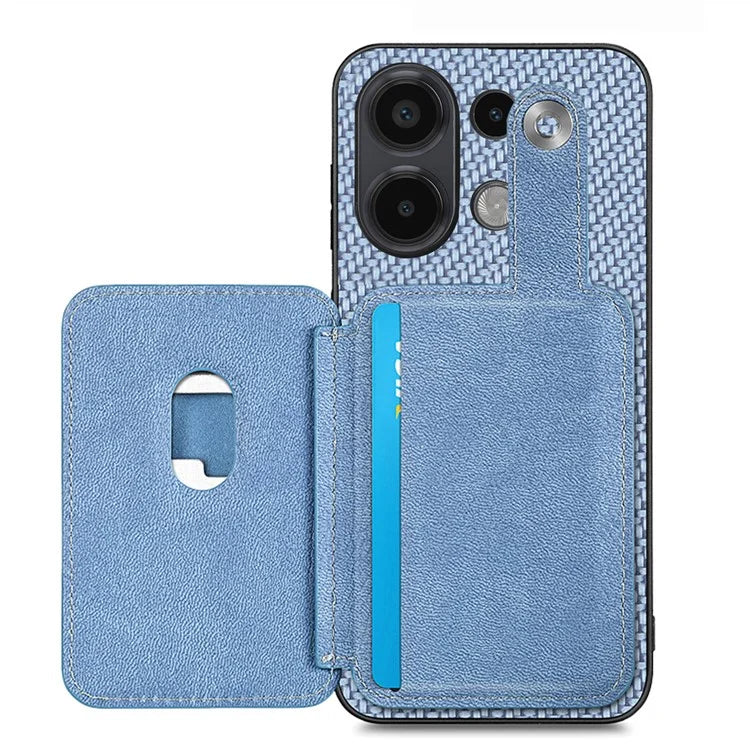 Style B C1-06 For Xiaomi Redmi Note 13 4G Case Card Slot Leather Back Phone Cover with Kickstand