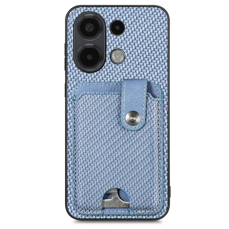 Style B C1-06 For Xiaomi Redmi Note 13 4G Case Card Slot Leather Back Phone Cover with Kickstand