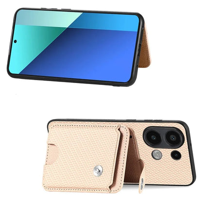 Style B C1-06 For Xiaomi Redmi Note 13 4G Case Card Slot Leather Back Phone Cover with Kickstand