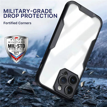 For iPhone 13 Pro Max Case Military-Grade Drop Protection Shockproof Phone Back Cover