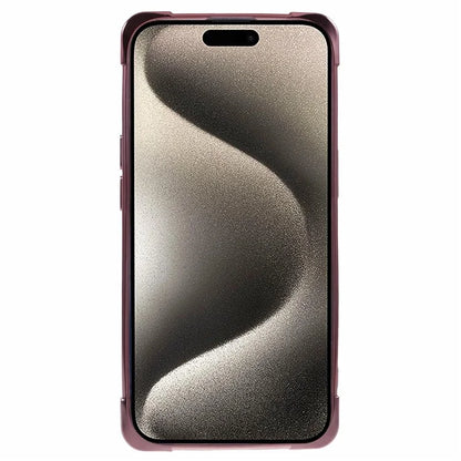 For iPhone 14 Plus Case Card Slot Electroplating TPU Phone Cover