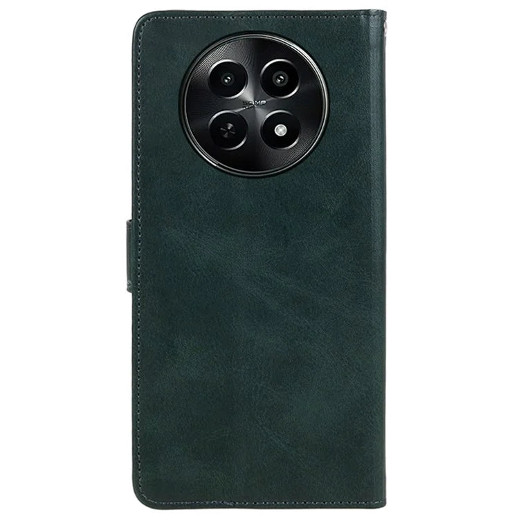 For Realme C65 5G  Case PU Leather Wallet Folio Phone Cover Calf Texture